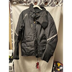 NWT Scoyco Motorcycle Jacket Touring Waterproof Full Protection Black Size Large